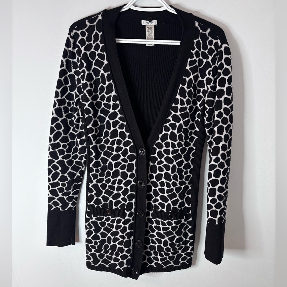 Cache Animal Print Cardigan - Picture 2 of 3
